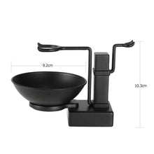 Load image into Gallery viewer, 2 In 1 Shaving Holder Set Alloy Shaving Stand Soap Bowl